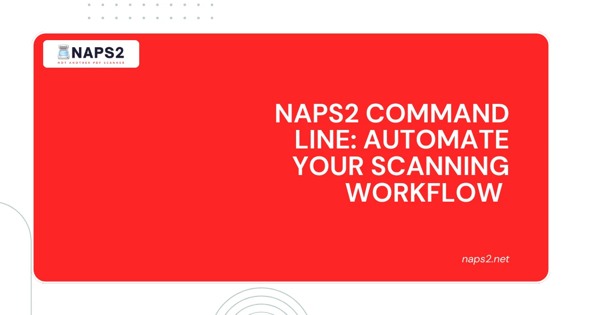 NAPS2 Command Line