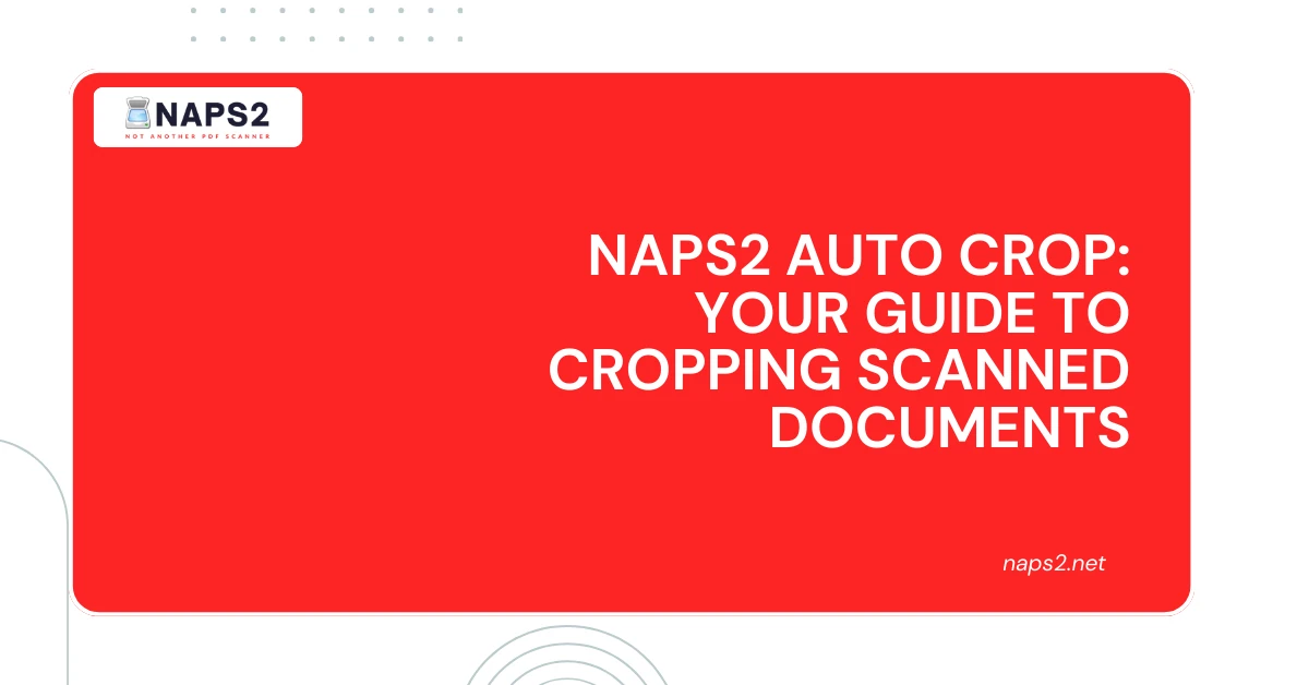 Naps2 Auto Crop