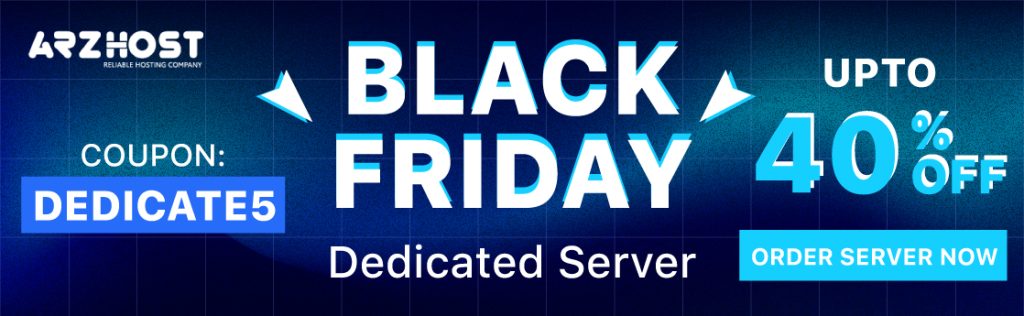 black friday dedicated server